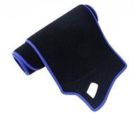 Per Ford Per KUGA Per C-Max Hybrid Mk2 Per Fuga 2013-2018 Anti-Slip Mat Dashboard Cover Pad Parasole(Polyester Blue Edge)