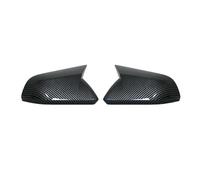 Per Ford Per Mustang 2015-2020 US Car Rearview Side Mirror Cover Wing Cap Esterno Porta Posteriore Custodia Adesivo Fibra Carbonio Tappi Specchietto Retrovisore(Carbonio,No light)