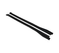 Per Ford Per Mustang 2017-2022 Minigonne Laterali Regolabili Per Auto, Spoiler, Splitter, Alette, Kit Carrozzeria ABS Auto Minigonne Laterali(Matte Black)