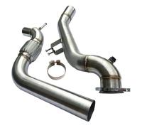 Per Ford Per Mustang Ecoboost 2.3T 2015 2016 3" Scarico Catalizzatore In Acciaio Inox Downpipe CRRYUQWWM