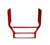 Per Ford Per Mustang GT 2015-2021 Modanature Interne Cornice Decorativa Per Navigatore Auto Console Multimediale Accessori Adesivi Copertura Bocchetta Condizionata Dell'auto(Style A(red))