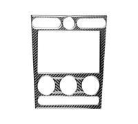 Per Ford Per Mustang GT S197 2005-2009 Pannello Di Controllo Del Clima In Fibra Di Carbonio Adesivi Decorativi Interni Copertura Bocchetta Condizionata Dell'auto( Black)