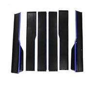 Per Ford Per Mustang Per Focus RS ST Per Fiesta Per Mondeo Estensioni Per Minigonne Laterali 2,2 M Splitter Per Spoiler Universali Minigonne Laterali Gonna Laterale Estension(Blue)