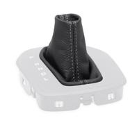 PER FORD PUMA automatico 2019-2023 CUFFIA LEVA CAMBIO VERA PELLE CUCITURE BIANCO