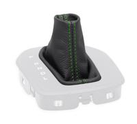 PER FORD PUMA automatico 2019-2023 CUFFIA LEVA CAMBIO VERA PELLE CUCITURE VERDE