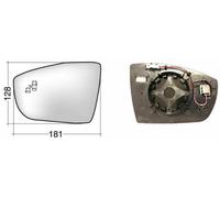 Per Ford S-Max 04.2010>12.2014 Vetro + Piastra Dx Blis Termico per Retrovisore