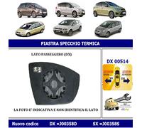 Per Ford S-Max 06/2006-03/2010 Vetro+Piastra Dx Termica per Specchio Retrovisore