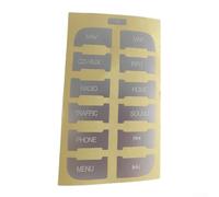 Per FORD S Max 2011 Pulsante Sticker Set Affidabile Vinile Overlay Per Rivitalizzare I Controlli Interni