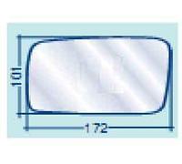 Per FORD SIERRA DAL 1982> VETRO SX PIANO PER SPECCHIETTO RETROVISORE