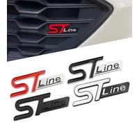 Per FORD ST LINE Logo Griglia anteriore Distintivo dell'emblema Bagagliaio posteriore dell'auto Decalcomanie Adesivo Focus Kuga Fiesta Mondeo ESCAPE Ecoboost