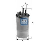 UFI Filters 24.450.00 Filtro Carburante