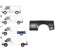 Per Ford Transit 2006-2013 Paraurti Ala Sinistra Posteriore H=750MM/L=1840MM