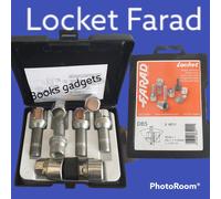 Kit Bulloni Antifurto Locket Farad Con due Chiavi Esagono 17 M14x1,5 Lungh.26