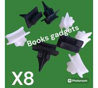 Per Ford Transit MK6 MK7 2000-2013 Kit 8pz Clip Parabrezza Anteriore Laterali