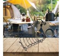 Per Forno Barbecue Grill Rack con Design a V per Costine di Pollo Cucina Maiale