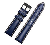 per fossili BQ2363/2453 ME3099 3052 3054 FS5380/5453 FS4735 FS4812 Cingcio di mucca Cinta d'oro venata Vintage Voline in pelle 20 22mm (colore: oro rosa blu, dimensioni: 24mm)
