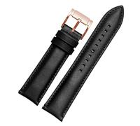 per fossili BQ2363/2453 ME3099 3052 3054 FS5380/5453 FS4735 FS4812 Cingcio di mucca Cinta d'oro venata Vintage Voline in pelle 20 22mm (colore: oro rosa blu, dimensioni: 24mm)