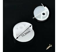 per frameless Specchio Holder 20pcs plastica staffa a parete per (C 20pcs) | Design in plastica trasparente, per un look invisibile, tiene il vetro sicuro, include viti, facile installazione a parete
