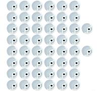 per frameless Specchio Holder 20pcs plastica staffa a parete per (C 50pcs) | Design in plastica trasparente, per un look invisibile, tiene il vetro sicuro, include viti, facile installazione a parete