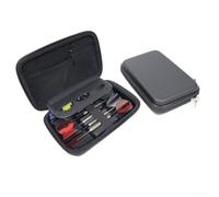 per freccette Portafoglio per punte morbide in acciaio 19 cm compatto per | Guscio rigido in EVA, resistente agli urti, protegge le freccette durante il viaggio, colore nero, leggero 220 g