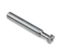 Per fresa a T HSS con diametro di taglio di 10 mm, fresa a gambo dritto a 6 scanalature per acciaio, alluminio, rame, profondità scanalatura 3 mm, strumento per la lavorazione dei metalli