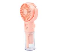 Per Friendly Ventilatore Portatile Ricaricabile con Nebulizzatore Acqua e 4 Velo [EEK: A]