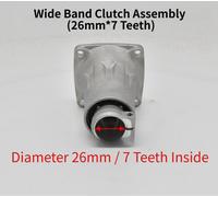 Per frizione a banda larga metallo premium diametro 26 mm design 7 denti