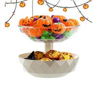 per frutta per cucina | per caramelle rimovibile a 2 livelli con membro, organizer multiuso per frutta e snack | Home Table Candy Server per soggiorno, camera da , teatro