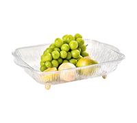 Per Frutta Per Il Bancone Della Cucina | Contenitore Rettangolare per Conservazione - A Cesto Per La Frutta - Per Caramelle Verdure Pane Tavolo del Soggiorno Bancone della Cucina Festa Matrimonio Comp