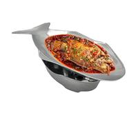per frutti di mare - da portata per antipasti, e feste | Vassoio decorativo a forma di pesce per a tema costiero e decorazioni da tavola ispirate al mare