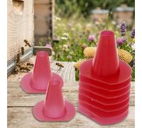 per fuga per conica Rossa Plastica Estrazione per miele per(2) | Forma per conica, uscita per facile, nessun per ritorno, estrazione per miele rapida, plastica rossa