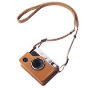 Per FUJIFILM instax mini Evo Full Body Camera Custodia in vera pelle Borsa con c
