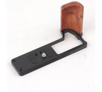 Per Fujifilm XT 5 Fotocamera Metallo L Piatto Rilascio rapido Maniglia legno