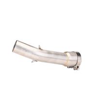 per FZ1 Slip On 51MM Tubo Di Collegamento Tubo Anteriore Collegare Lo Scarico Completo Del Motociclo Tubo Scarico(Color A)