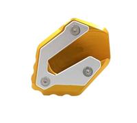 Per FZ6 Per F&azer Per FZ6R Per FZ6-S2 2004-2009 Moto CNC Cavalletto Piede Cavalletto Laterale Estensione Pad Piastra Di Supporto Ingrandisci Stand Pad(Yellow)