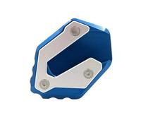 Per FZ6 Per F&azer Per FZ6R Per FZ6-S2 2004-2009 Moto CNC Cavalletto Piede Cavalletto Laterale Estensione Pad Piastra Di Supporto Ingrandisci Stand Pad(Blue)