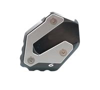 Per FZ6 Per F&azer Per FZ6R Per FZ6-S2 2004-2009 Moto CNC Cavalletto Piede Cavalletto Laterale Estensione Pad Piastra Di Supporto Ingrandisci Stand Pad(Titanium1)