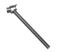 Per G30 MAX Modello 9 Asta pieghevole di ricambio con base pieghevole e giunto fisso, parti di riparazione scooter compatto in alluminio leggero nero (palo pieghevole nero)