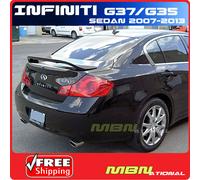 Per G35 07-13 G37 09-11 Sedan Posteriore Tronco Aletta Dipinta KH3 Nero Obsidian