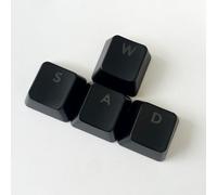 per G512/G Prox Cross Axis nero retroilluminato spesso keycaps, adatto per Logitech G512 tastiera meccanica da gioco, Clicky Linear Tattile MX Switches. (WASD)