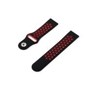 (per Galaxy Active2-10 Nero con rosso) Cinturino in silicone per Samsung Galaxy Watch 4 Classic Strap