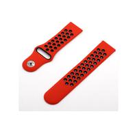 (per Galaxy Active2-17 Rosso nero) Cinturino in silicone per Samsung Galaxy Watch 4 Classic Strap Gear