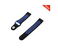 (per Galaxy Active2-22 nero blu)Cinturino in silicone per Samsung Galaxy Watch 4 Classic Strap Gear