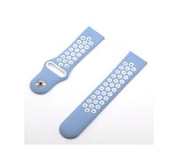 (per Galaxy Active2-6 Azzurro bianco) Cinturino in silicone per Samsung Galaxy Watch 4 Classic Strap