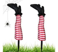 per gambe da cattive - da giardino a forma di zampette di, forniture divertenti per feste di | 1 paio di gambe da, decorazione di cortile, ornamento