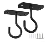 Per ganci da soffitto interni per piante per formiche che utilizzano Q235 Steel MFor ateriFor al per StructurFor al ReliFor abilità per e servizio a lungo termine (nero 2,5 pollici)