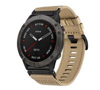 Per Garmin Fenix 6X / 6X Pro Nylon Canvas Quick Release Cinturino da 26 mm (ca