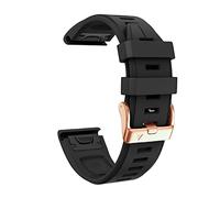 Per Garmin Fenix 7S/5S Plus/6S/5S/Instinct 2S/D2, cinghia di silicone morbido a forma rapida da 20 mm con fibbia rosa silicone Stradati di ricambio rapido.