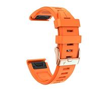 Per Garmin Fenix 7S/5S Plus/6S/5S/Instituted 2S/D2, cinghia di silicone morbido a forma rapida con fibbia in oro rosa per donne Accessorio per polsino impermeabile