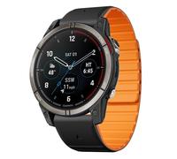Per Garmin Quatix 7 Pro Dual Color Magnetic Quick Release 22mm Cinturino in sili